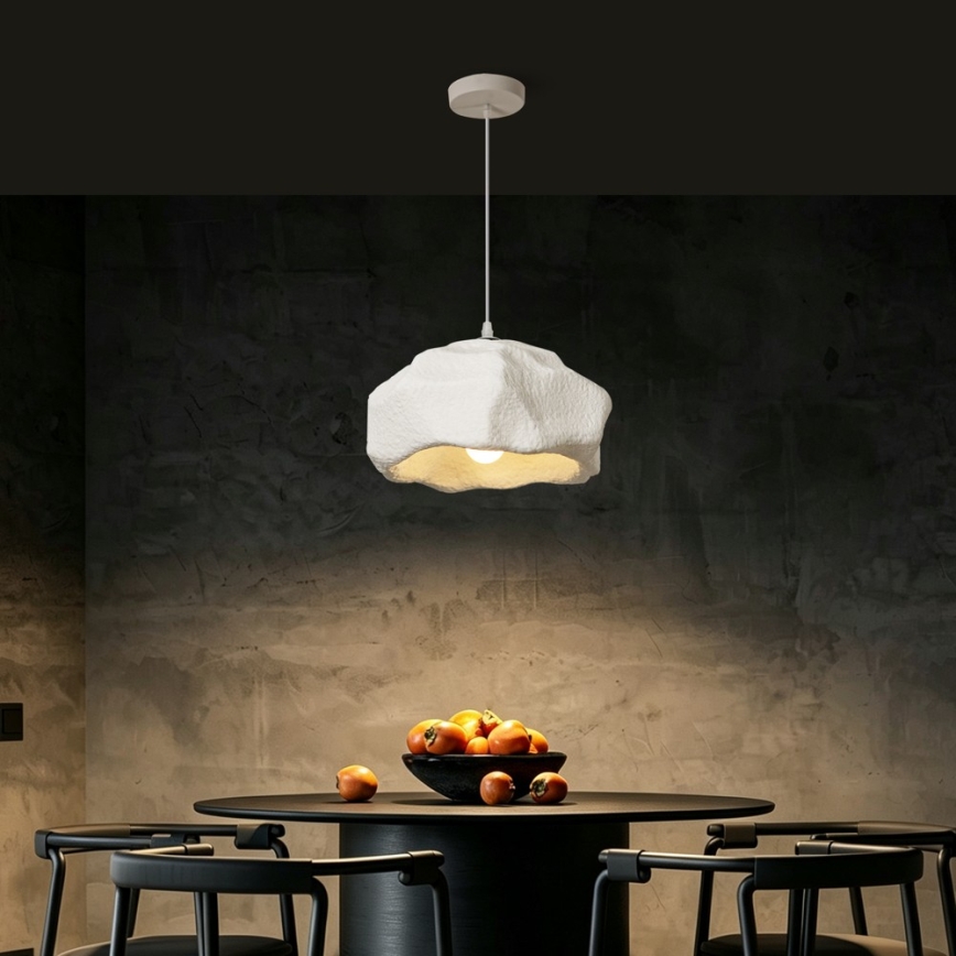 BRILAGI - Lampa wisząca na lince WABI SABI 1xE27/60W/230V śr. 30 cm biała