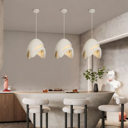 BRILAGI - Lampa wisząca na lince WABI SABI 1xE27/60W/230V śr. 35 cm biała