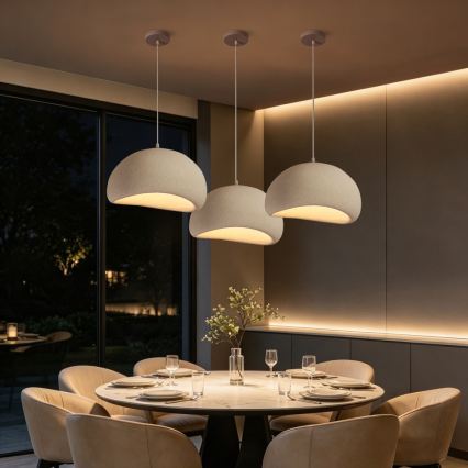 BRILAGI - Lampa wisząca na lince WABI SABI 1xE27/60W/230V śr. 40 cm biała
