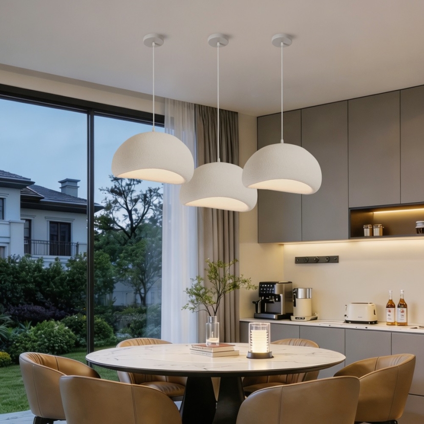 BRILAGI - Lampa wisząca na lince WABI SABI 1xE27/60W/230V śr. 40 cm biała
