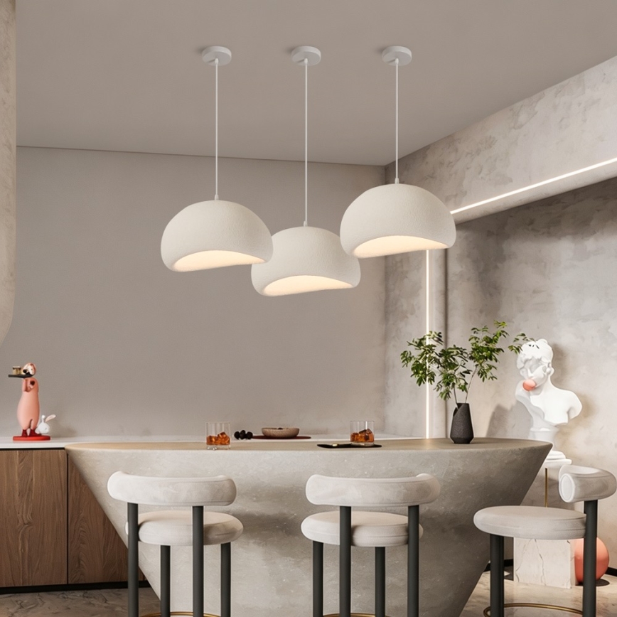 BRILAGI - Lampa wisząca na lince WABI SABI 1xE27/60W/230V śr. 40 cm biała