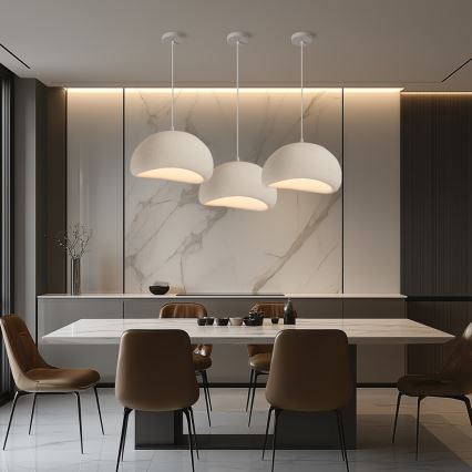 BRILAGI - Lampa wisząca na lince WABI SABI 1xE27/60W/230V śr. 40 cm biała