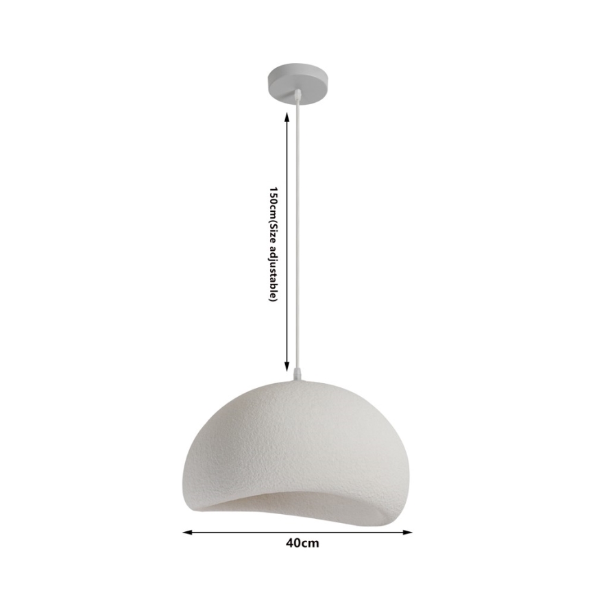 BRILAGI - Lampa wisząca na lince WABI SABI 1xE27/60W/230V śr. 40 cm biała