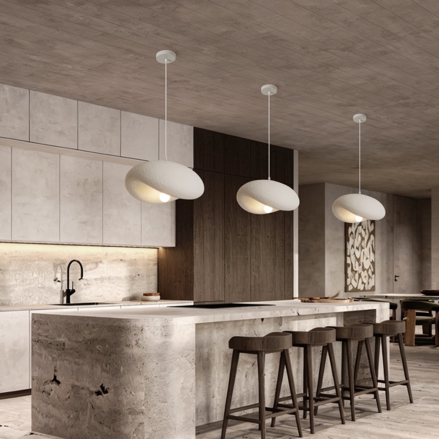 BRILAGI - Lampa wisząca na lince WABI SABI 1xE27/60W/230V śr. 40 cm biały