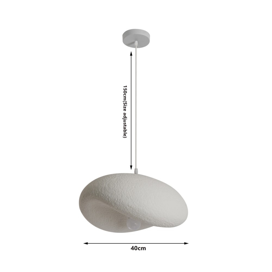 BRILAGI - Lampa wisząca na lince WABI SABI 1xE27/60W/230V śr. 40 cm biały