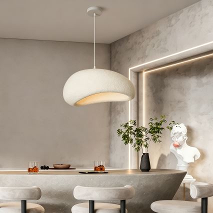 BRILAGI - Lampa wisząca na lince WABI SABI 1xE27/60W/230V śr. 50 cm biała