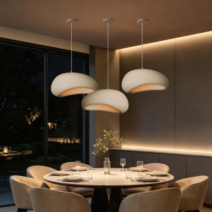BRILAGI - Lampa wisząca na lince WABI SABI 1xE27/60W/230V śr. 50 cm biała