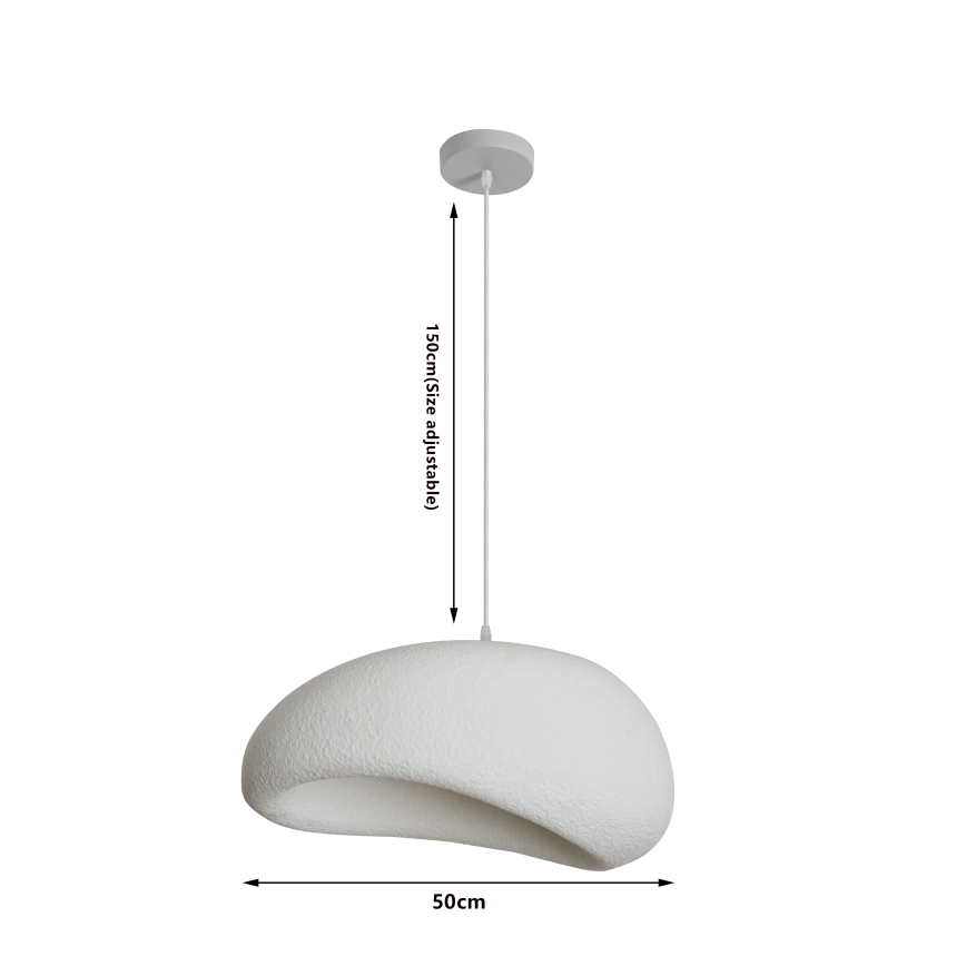 BRILAGI - Lampa wisząca na lince WABI SABI 1xE27/60W/230V śr. 50 cm biała