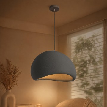 BRILAGI - Lampa wisząca na lince WABI SABI 1xE27/60W/230V śr. 50 cm szara