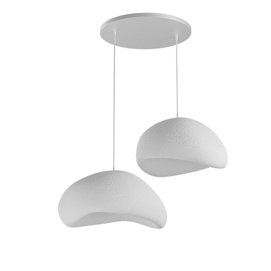 Brilagi - Lampa wisząca na lince WABI SABI 2xE27/40W/230V śr. 60 cm biała