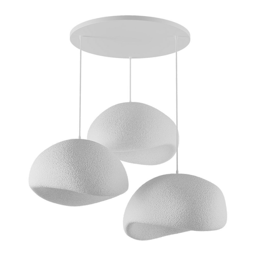 Brilagi - Lampa wisząca na lince WABI SABI 3xE27/40W/230V biała