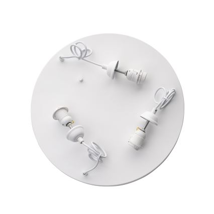 Brilagi - Lampa wisząca na lince WABI SABI 3xE27/40W/230V średnica 60 cm biała