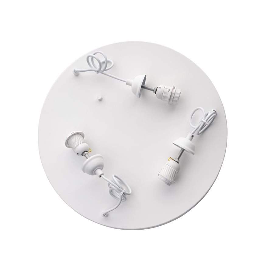 Brilagi - Lampa wisząca na lince WABI SABI 3xE27/40W/230V średnica 60 cm biała