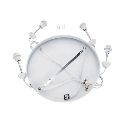Brilagi - Lampa wisząca na lince WABI SABI 4xE27/40W/230V śr. 95 cm biała
