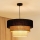 Brilagi - Lampa wisząca na linkach ASPEN LUNETA 1xE27/15W/230V śr. 45 cm czarna/beżowa/kremowa