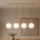 Brilagi - Lampa wisząca na linkach MILO 4xE27/60W/230V beżowy/złoty