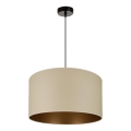 Brilagi - Lampa wisząca na linkach OREGON ROLLER VEGE 1xE27/15W/230V śr. 45 cm beżowa