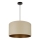 Brilagi - Lampa wisząca na linkach OREGON ROLLER VEGE 1xE27/15W/230V śr. 45 cm beżowa