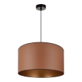 Brilagi - Lampa wisząca na linkach OREGON ROLLER VEGE 1xE27/15W/230V śr. 45 cm brązowa