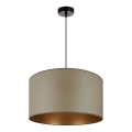 Brilagi - Lampa wisząca na linkach OREGON ROLLER VEGE 1xE27/15W/230V śr. 45 cm szara
