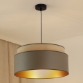 Brilagi - Lampa wisząca na linkach OREGON VEGE 1xE27/15W/230V śr. 45 cm szara