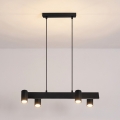 Brilagi - Lampa wisząca na linkach SELE 4xGU10/30W/230V czarna