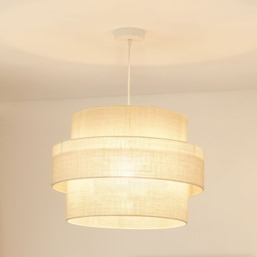 Brilagi - Lampa wisząca na linkach SPACE YUTE 1xE27/15W/230V śr. 50 cm kremowo-biała