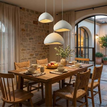 Brilagi - Lampa wisząca na linkach WABI SABI 3xE27/40W/230V śr. 82 cm biała