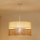 Brilagi - Lampa wisząca na linkę ROYAL YUTE 1xE27/15W/230V śr. 40 cm beżowy/kremowy