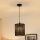 Brilagi - Lampa wisząca na linkę TUBES 1xE27/15W/230V śr. 20 cm czarna