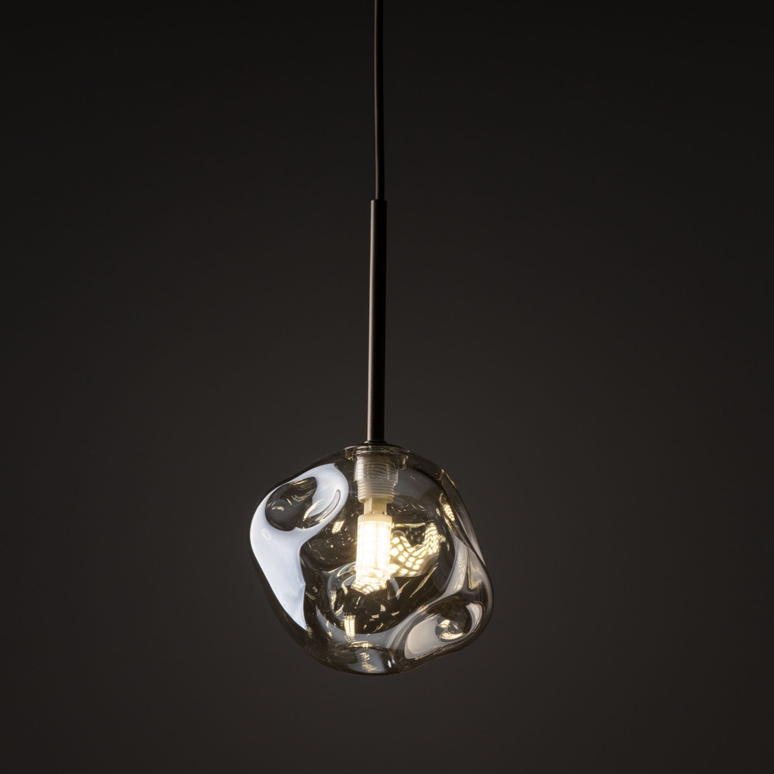Brilagi - Lampa wisząca na linku VULCANO 1xG9/8W/230V brązowy/przydymiony beż
