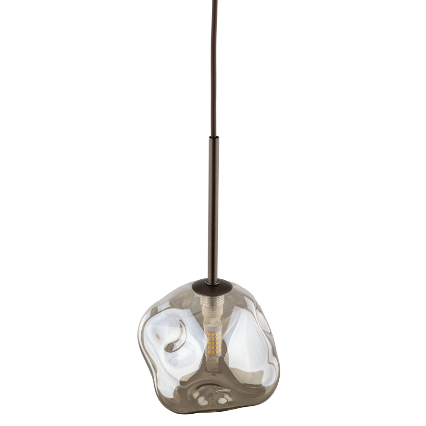 Brilagi - Lampa wisząca na linku VULCANO 1xG9/8W/230V brązowy/przydymiony beż