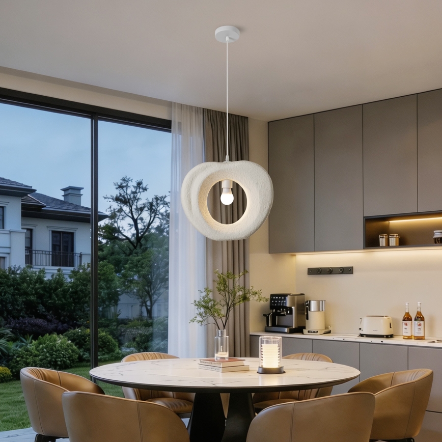 BRILAGI - Lampa wisząca na linku WABI SABI 1xE27/60W/230V Ø 38 cm biała
