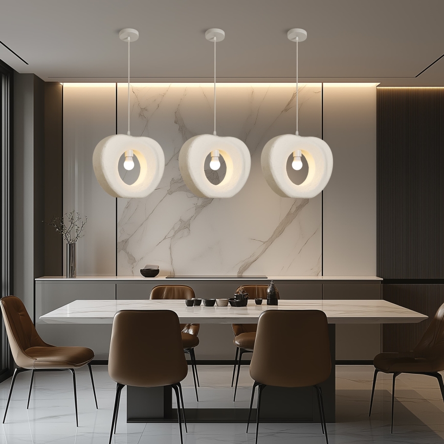 BRILAGI - Lampa wisząca na linku WABI SABI 1xE27/60W/230V Ø 38 cm biała
