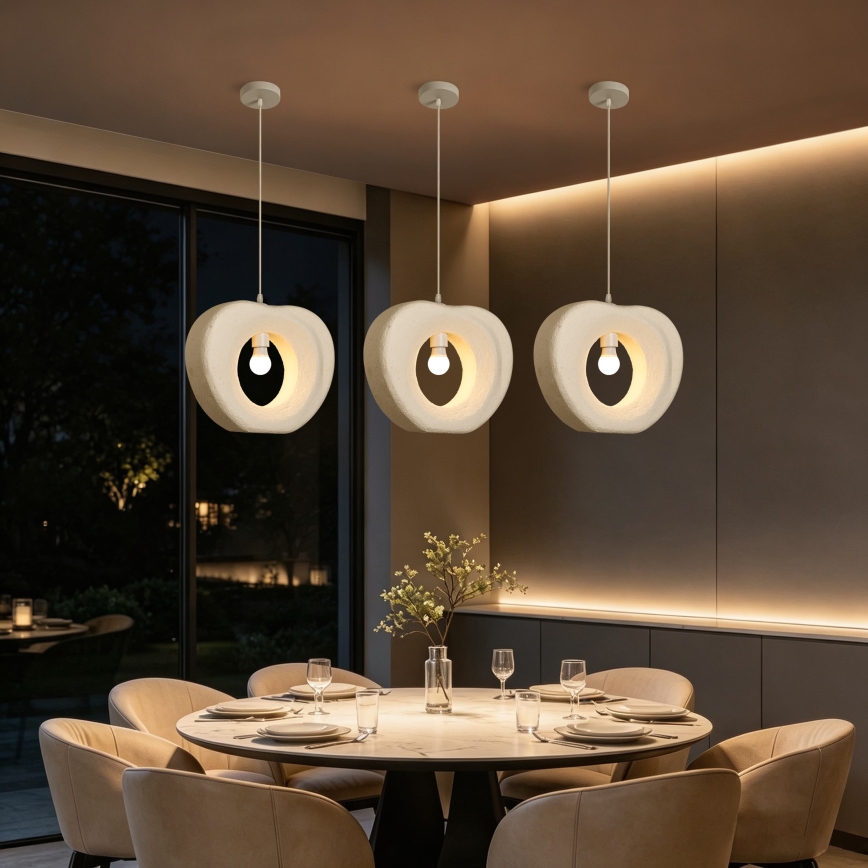 BRILAGI - Lampa wisząca na linku WABI SABI 1xE27/60W/230V Ø 38 cm biała