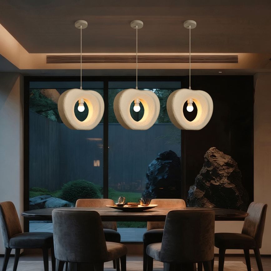 BRILAGI - Lampa wisząca na linku WABI SABI 1xE27/60W/230V Ø 38 cm biała