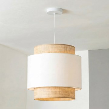 Brilagi - Lampa wisząca na przewodzie CERIA 1xE27/40W/230V śr. 30 cm beżowa/biała