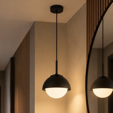 BRILAGI - Lampa wisząca na przewodzie COSMO 1xE27/60W/230V śr. 18 cm czarna