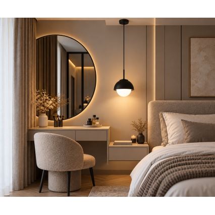 BRILAGI - Lampa wisząca na przewodzie COSMO 1xE27/60W/230V śr. 18 cm czarna