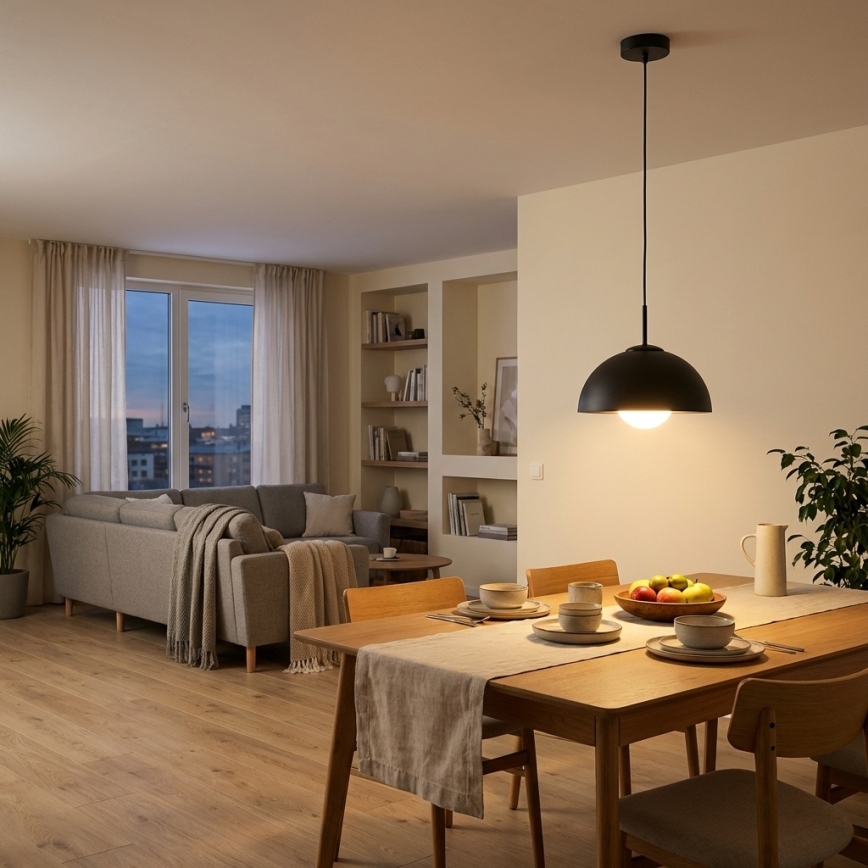 BRILAGI - Lampa wisząca na przewodzie COSMO 1xE27/60W/230V śr. 30 cm czarna