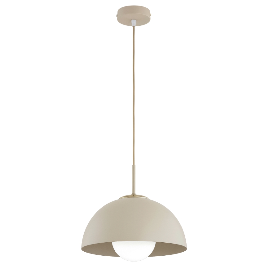 Brilagi - Lampa wisząca na przewodzie COSMO 1xE27/60W/230V Ø 30 cm beżowa/złota