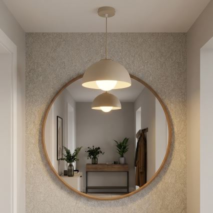 Brilagi - Lampa wisząca na przewodzie COSMO 1xE27/60W/230V Ø 30 cm beżowa/złota