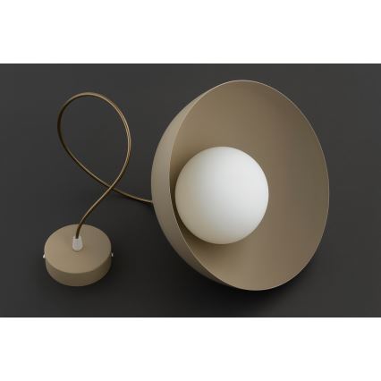 Brilagi - Lampa wisząca na przewodzie COSMO 1xE27/60W/230V Ø 30 cm beżowa/złota