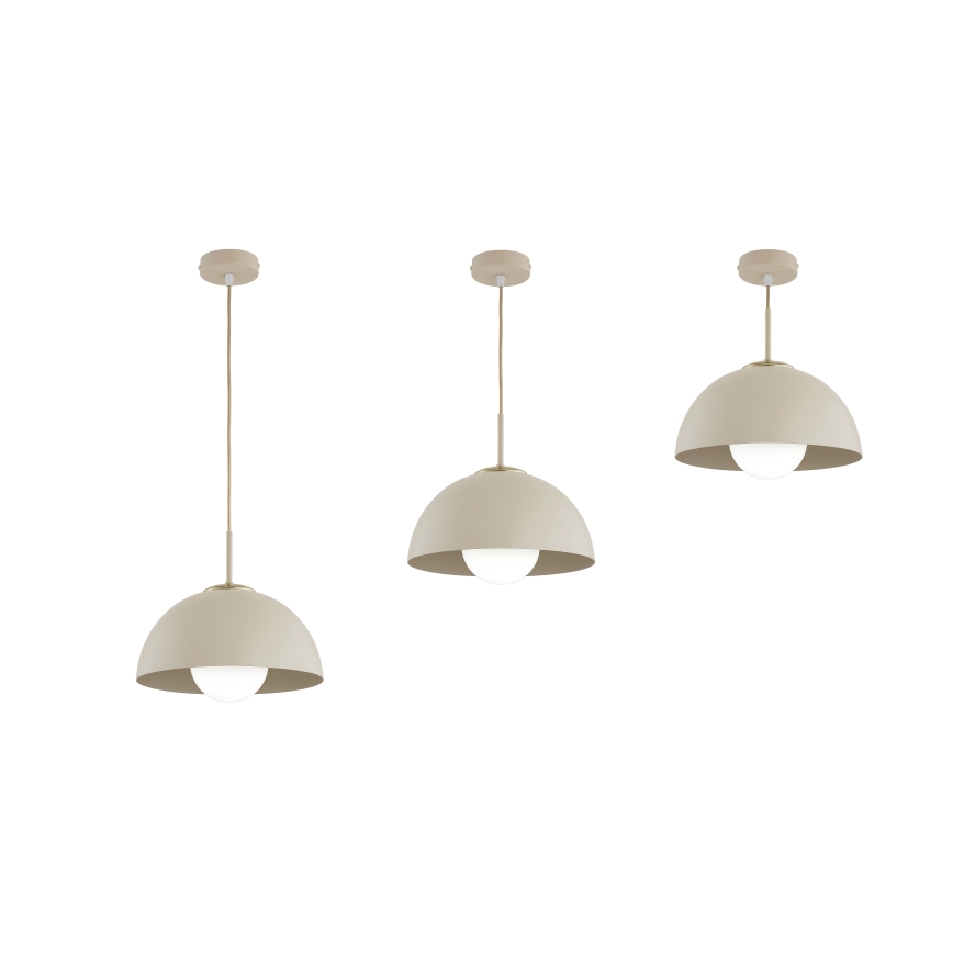 Brilagi - Lampa wisząca na przewodzie COSMO 1xE27/60W/230V Ø 30 cm beżowa/złota