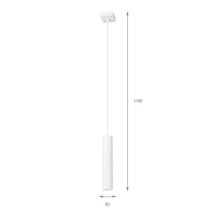 Brilagi - Lampa wisząca na przewodzie CRISPINA 1xGU10/10W/230V biała