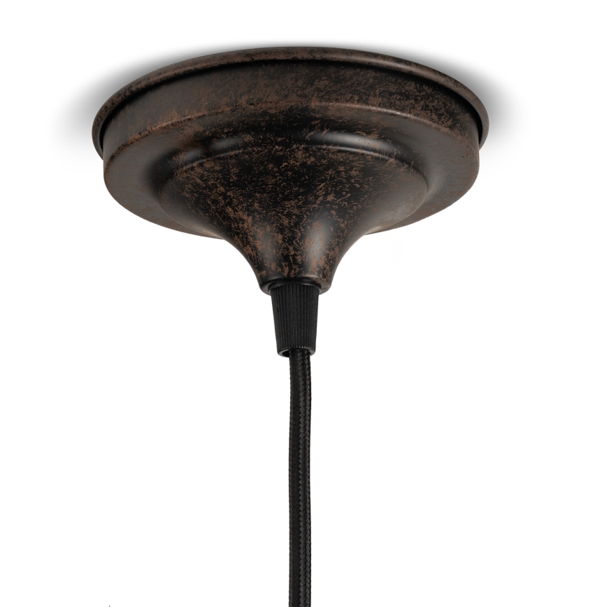 BRILAGI - Lampa wisząca na przewodzie FORGE 1xE27/60W/230V Ø 22 cm brązowa