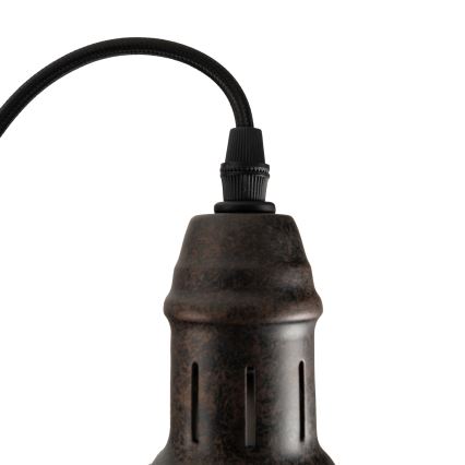 BRILAGI - Lampa wisząca na przewodzie FORGE 1xE27/60W/230V Ø 22 cm brązowa