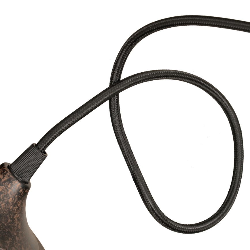 BRILAGI - Lampa wisząca na przewodzie FORGE 1xE27/60W/230V Ø 22 cm brązowa