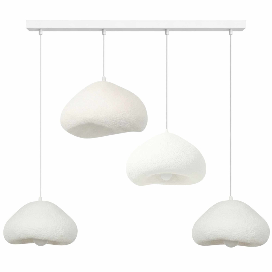 Brilagi - Lampa wisząca na przewodzie LORA 4xE27/40W/230V biała