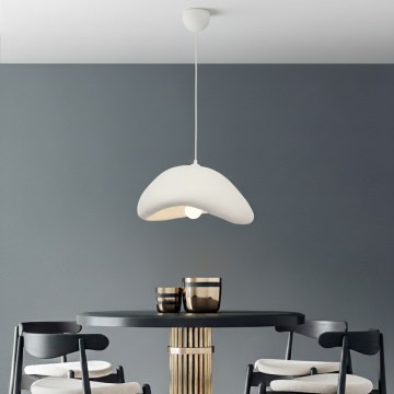 Brilagi - Lampa wisząca na przewodzie LUNA 1xE27/40W/230V śr. 42 cm biała